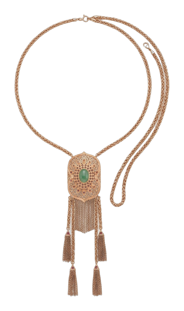 Sautoir Franges Majorelle